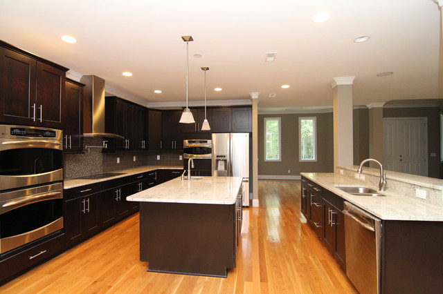Two Island Kitchen Layout - Contemporary - Kitchen - Raleigh - by ...