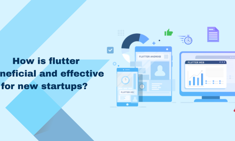 How is flutter beneficial and effective for new startups?